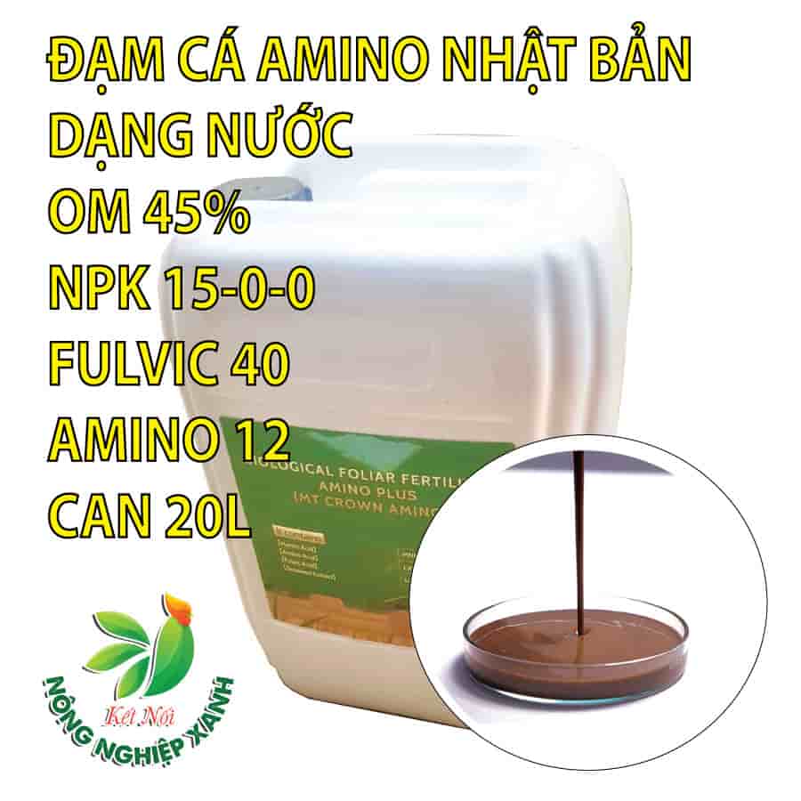 Đạm cá Hữu Cơ Amino Funvic Nhật Bản dạng Cô Đặc